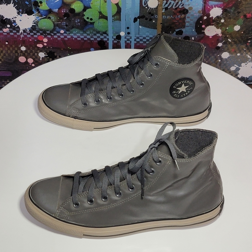 Converse Chuck Taylor Hi Thunder Gray/Grey Rubber Shoes Men's Size 11 Women's 13
